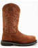 Shyanne Women's 11" Pull On Western Work Boots - Composite Toe, Brown, hi-res