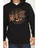 Image #3 - Moonshine Spirit Men's Whiskey Barrel Logo Hooded Sweatshirt, Charcoal, hi-res