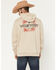 Image #4 - Wrangler Men's Logo Hooded Sweatshirt, Tan, hi-res