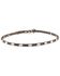 Image #2 - Concho Embellished Leather Hat Band, Brown, hi-res