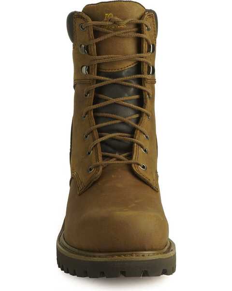 Image #4 - Chippewa Men's IQ Insulated 8" Lace-Up Logger Boots - Steel Toe, Bark, hi-res