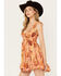 Free People Women's Vernon Mini Dress, Orange, hi-res