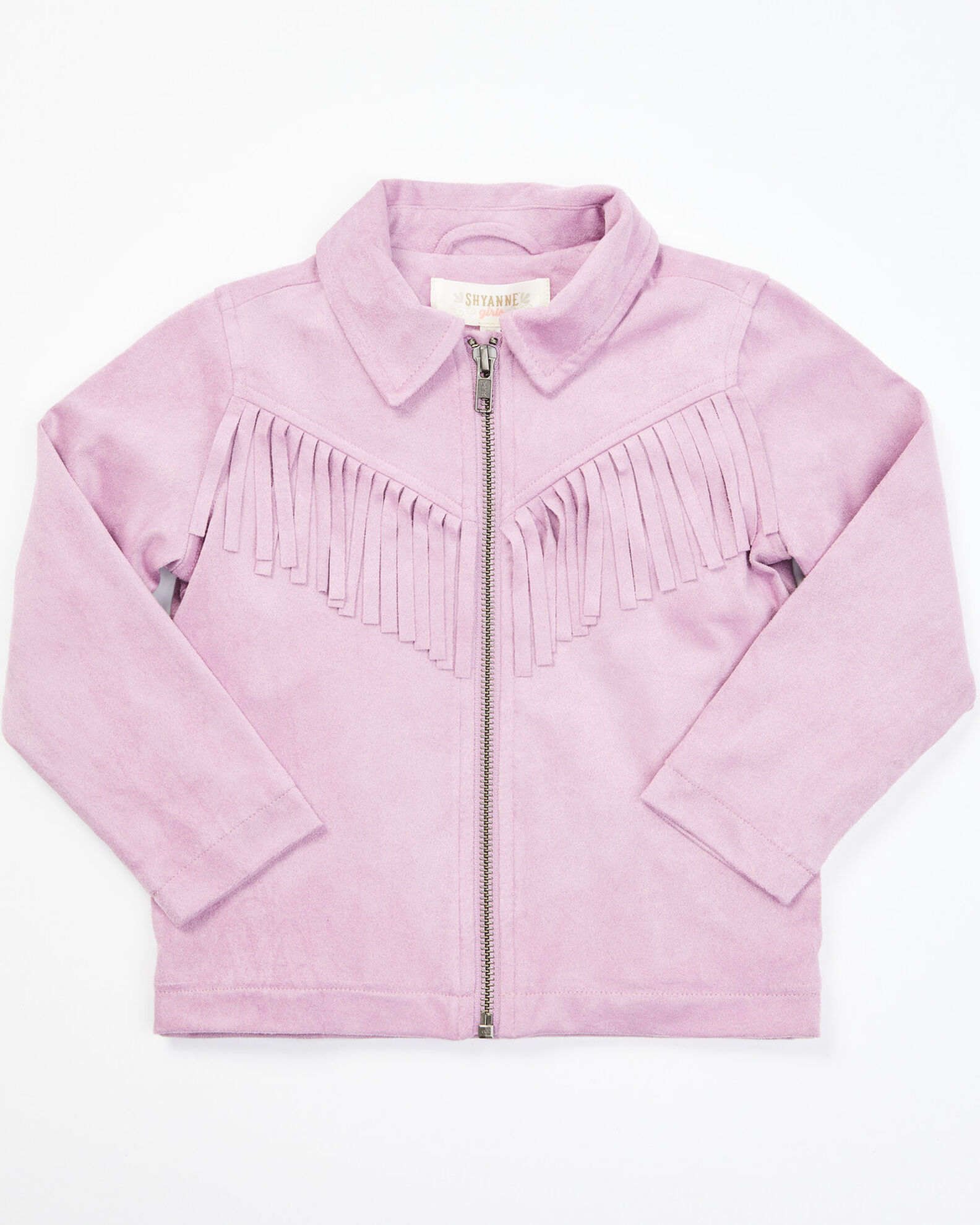 Shyanne Toddler Girls Faux Suede Fringe Jacket