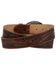 Image #2 - Tony Lama Men's Tan Feather Tooled Western Belt, Tan, hi-res