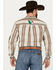 Image #4 - Cowboy Hardware Men's Mexico Gradient Plaid Print Long Sleeve Button Down Western Shirt, Brown, hi-res
