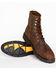 Image #5 - Cody James Men's 8" Mustang Waterproof Lace-Up Kiltie Work Boots - Soft Toe, Brown, hi-res