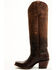 Image #3 - Cleo + Wolf Women's Brianna Tall Western Boots - Round Toe, Brown, hi-res