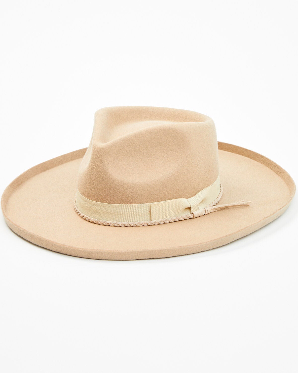 Shyanne Women's Felt Western Fashion Hat, Tan, hi-res