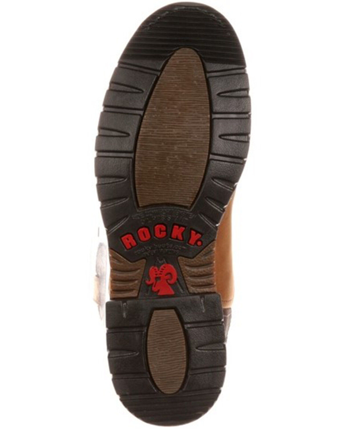 Image #7 - Rocky Men's Branson Roper 11" Western Boots, Brown, hi-res