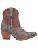 Dingo Women's Liberty Western Booties - Snip Toe, Blue, hi-res