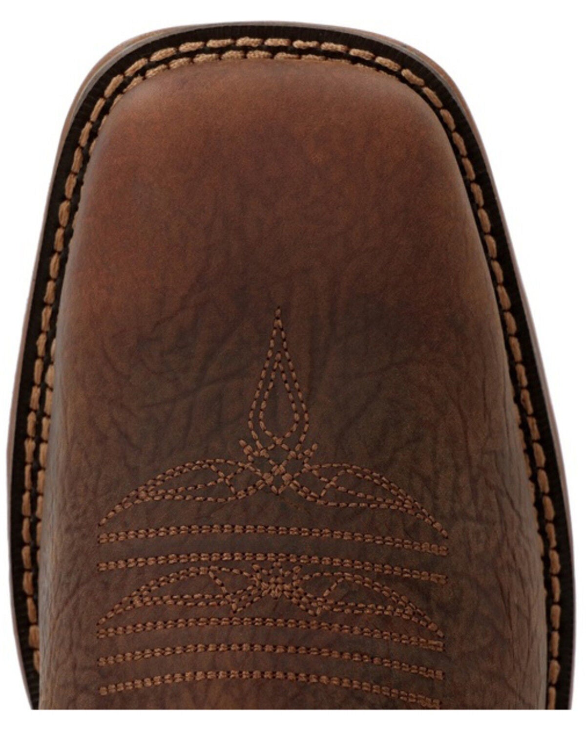 Image #6 - Durango Men's Rebel American 250 Western Boots - Broad Square Toe, Brown, hi-res