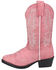 Image #3 - Smoky Mountain Little Girls' Denver Western Boots - Round Toe, Pink, hi-res