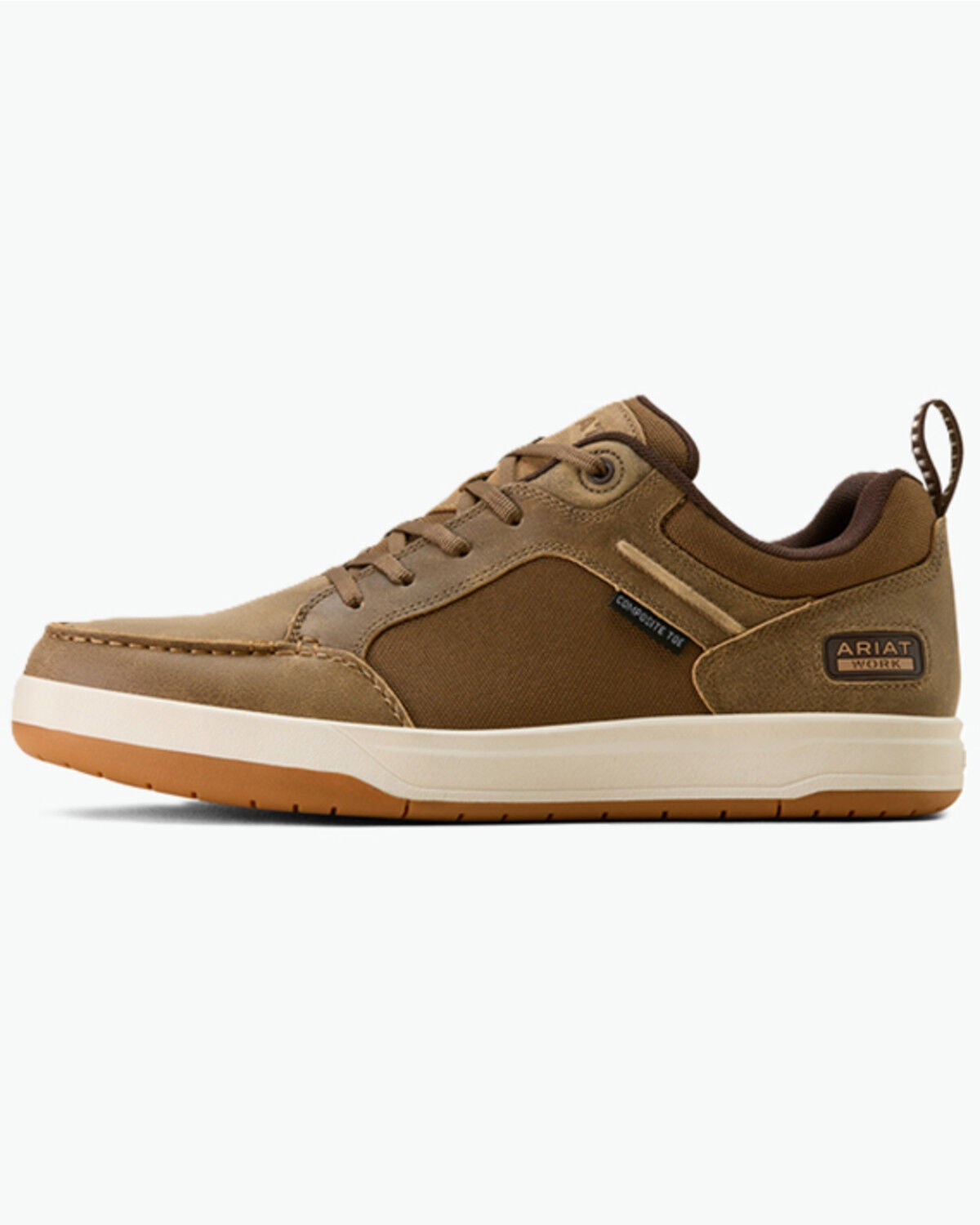 Image #2 - Ariat Men's Outmatch Work Sneaker - Composite Toe, Brown, hi-res