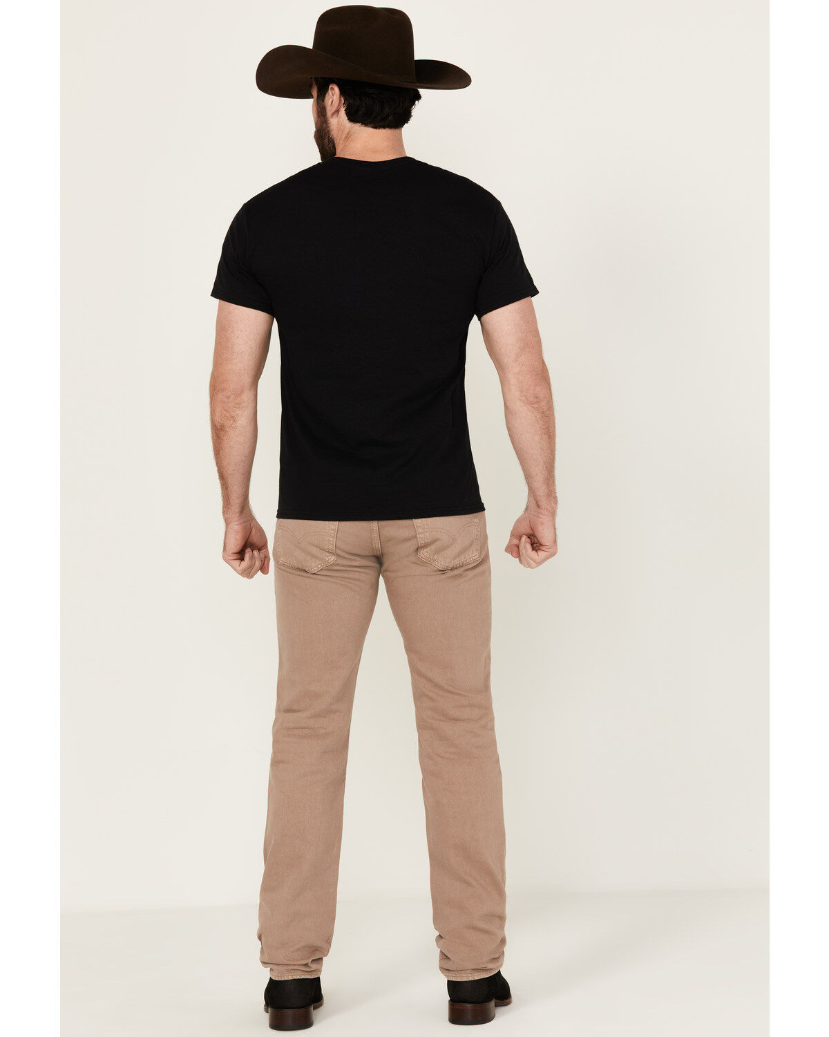Image #3 - Levi's Men's 501 Original Fit Straight Leg Rigid Denim Jeans, Tan, hi-res