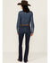 Image #3 - Kimes Ranch Women's Dark Wash Chloe Flare Bootcut Jeans, Blue, hi-res