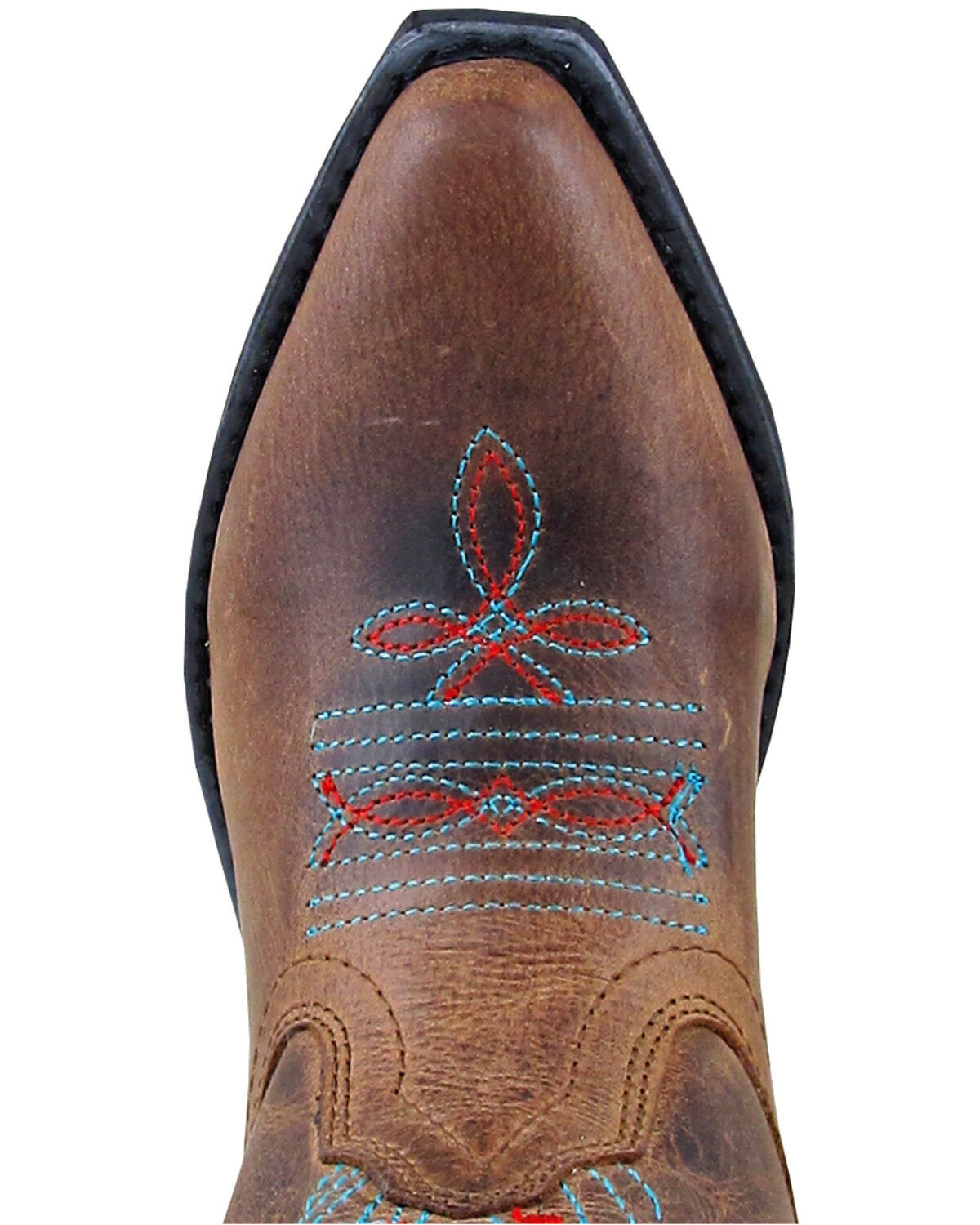 Image #3 - Smoky Mountain Girls' Flora Western Boots - Snip Toe, , hi-res