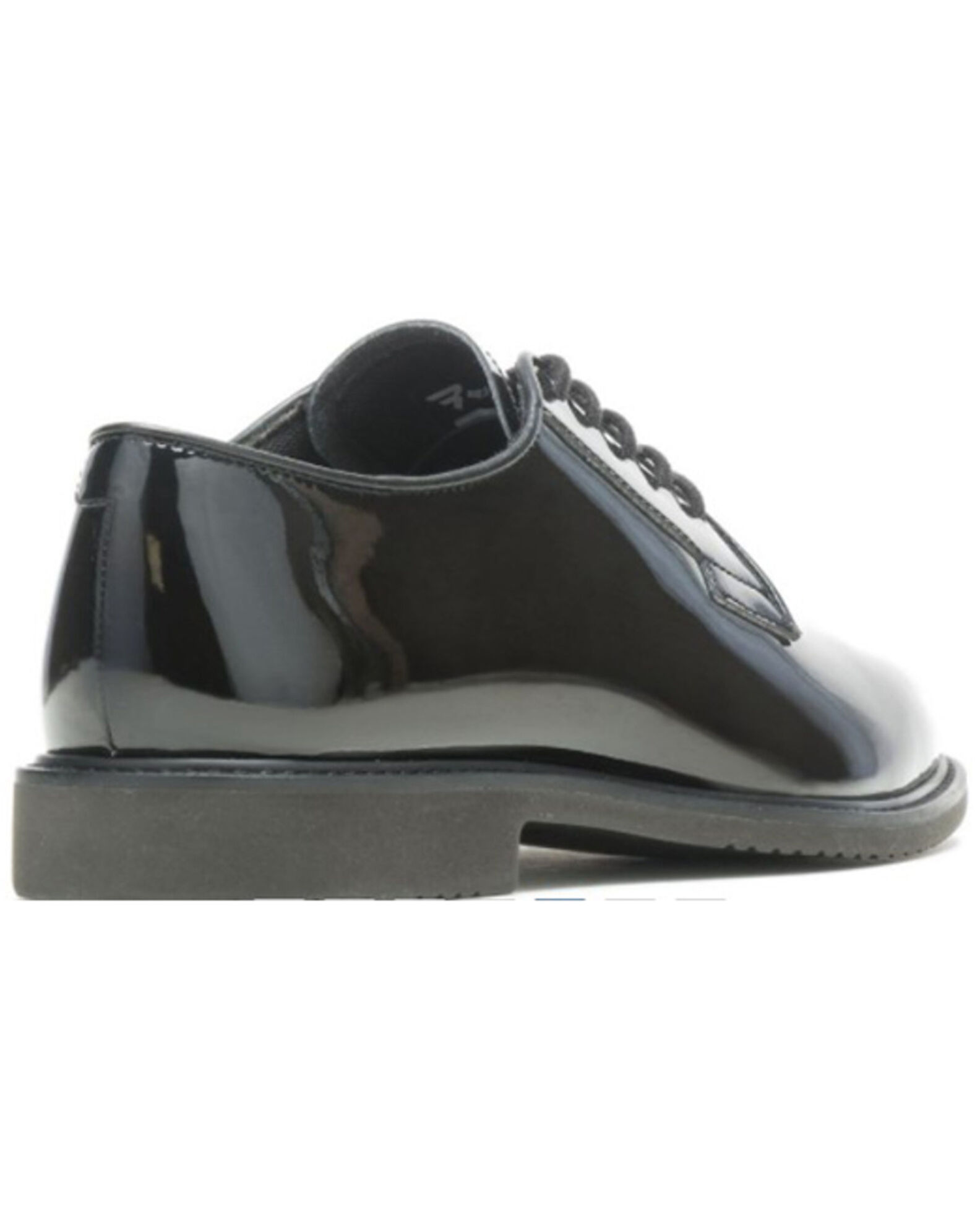 Image #4 - Bates Men's Sentry High Gloss Lace-Up Work Oxford Shoes - Round Toe, Black, hi-res