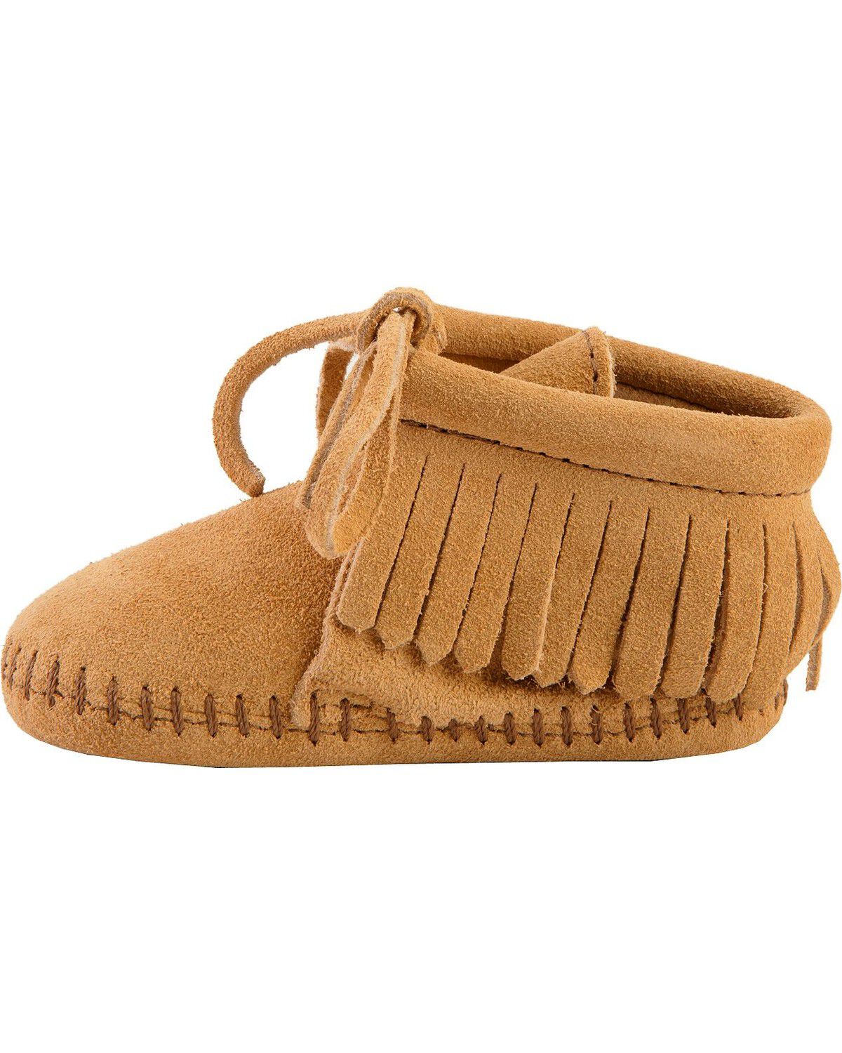 Image #3 - Minnetonka Infant Boys' Fringe Moccasins - Moc Toe, , hi-res