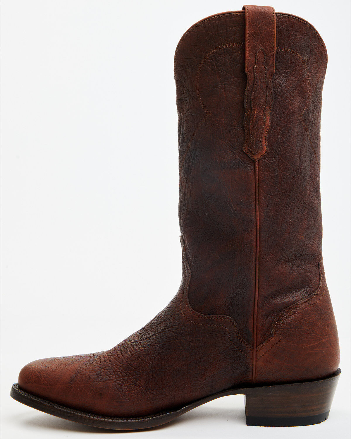 Image #3 - El Dorado Men's Sammy Western Boots - Round Toe, Cognac, hi-res