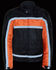 Image #2 - Milwaukee Leather Men's Reflective Stripe Racer Jacket - 4X, , hi-res