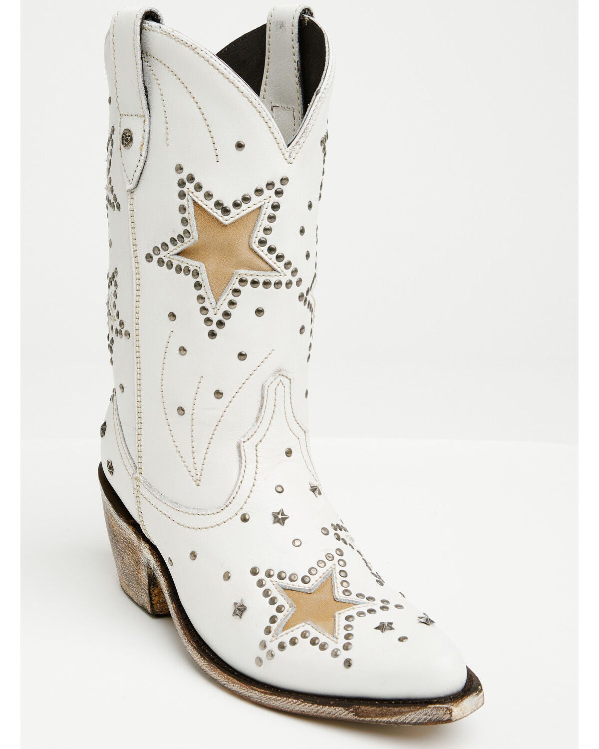 Liberty Black Women's Calypso Western Boots - Snip Toe, White, hi-res
