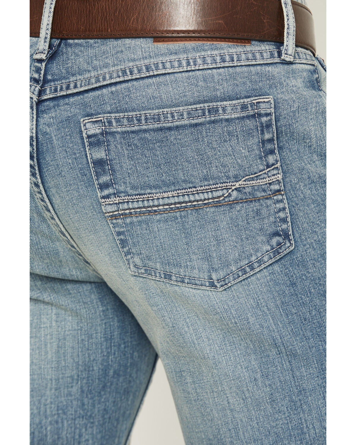 Image #4 - RANK 45&reg; Men's Striker Light Wash Relaxed Bootcut Stretch Denim Jeans, Light Wash, hi-res