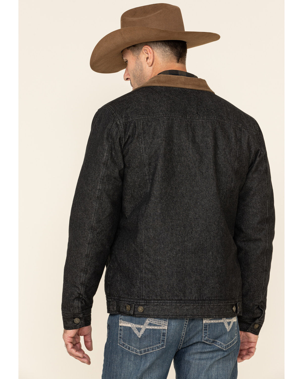 Image #5 - Cody James Men's Grand Teton 2.0 Western Dark Denim Jacket, , hi-res