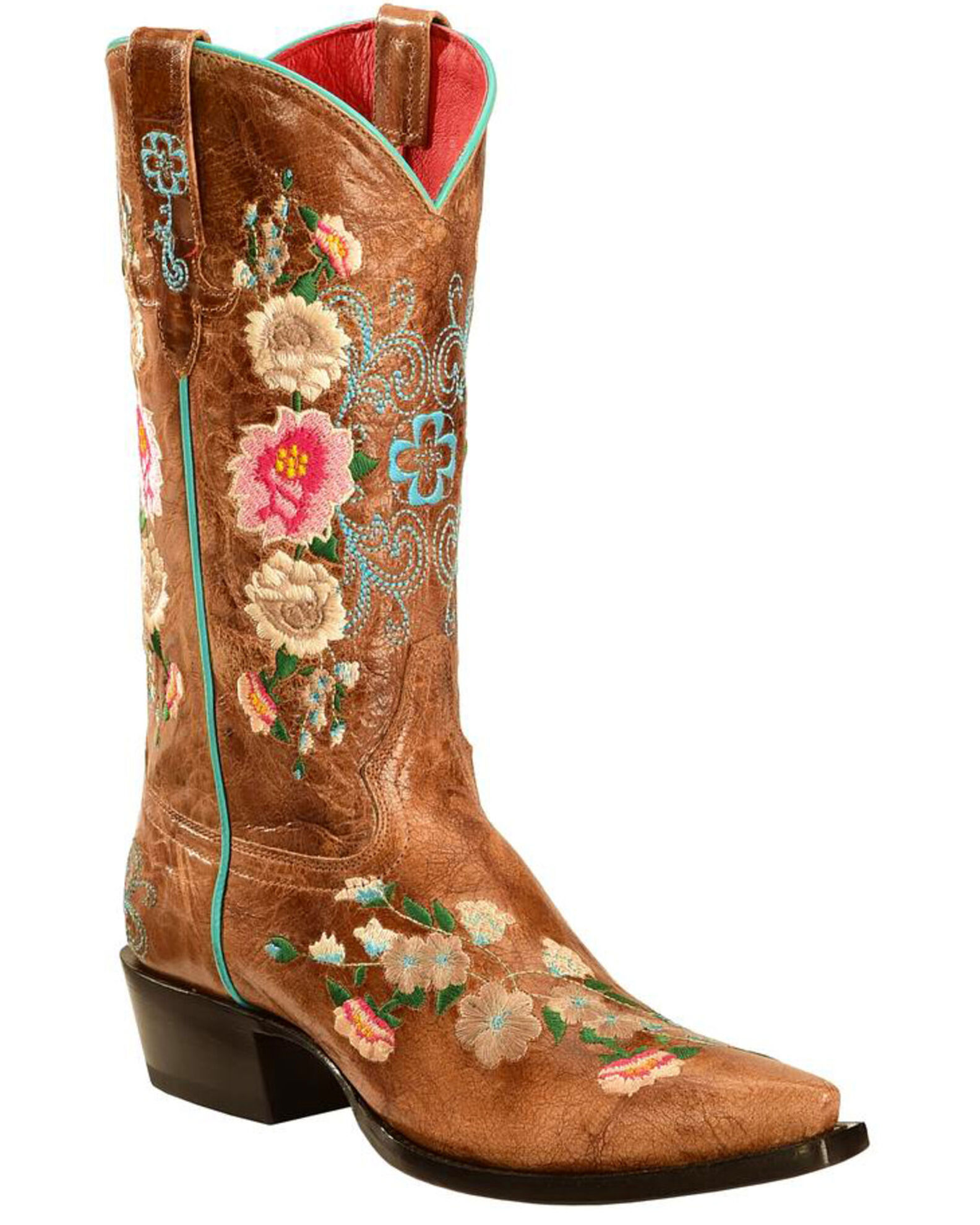 Macie Bean Women s Rose Garden Western Boots Snip Toe Boot Barn