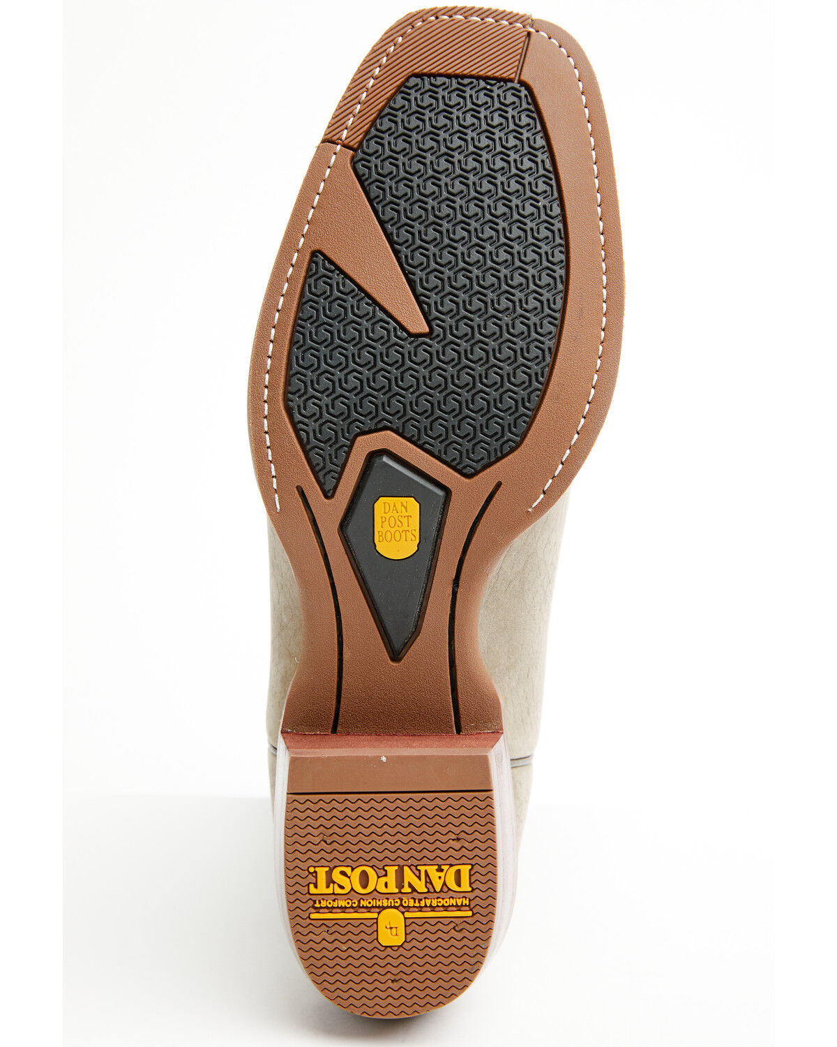 Image #7 - Dan Post Men's Creed Western Boots - Square Toe, Grey, hi-res