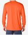 Image #2 - Carhartt Men's Force&reg; Relaxed Hi-Vis Long Sleeve Work T-Shirt, Bright Orange, hi-res