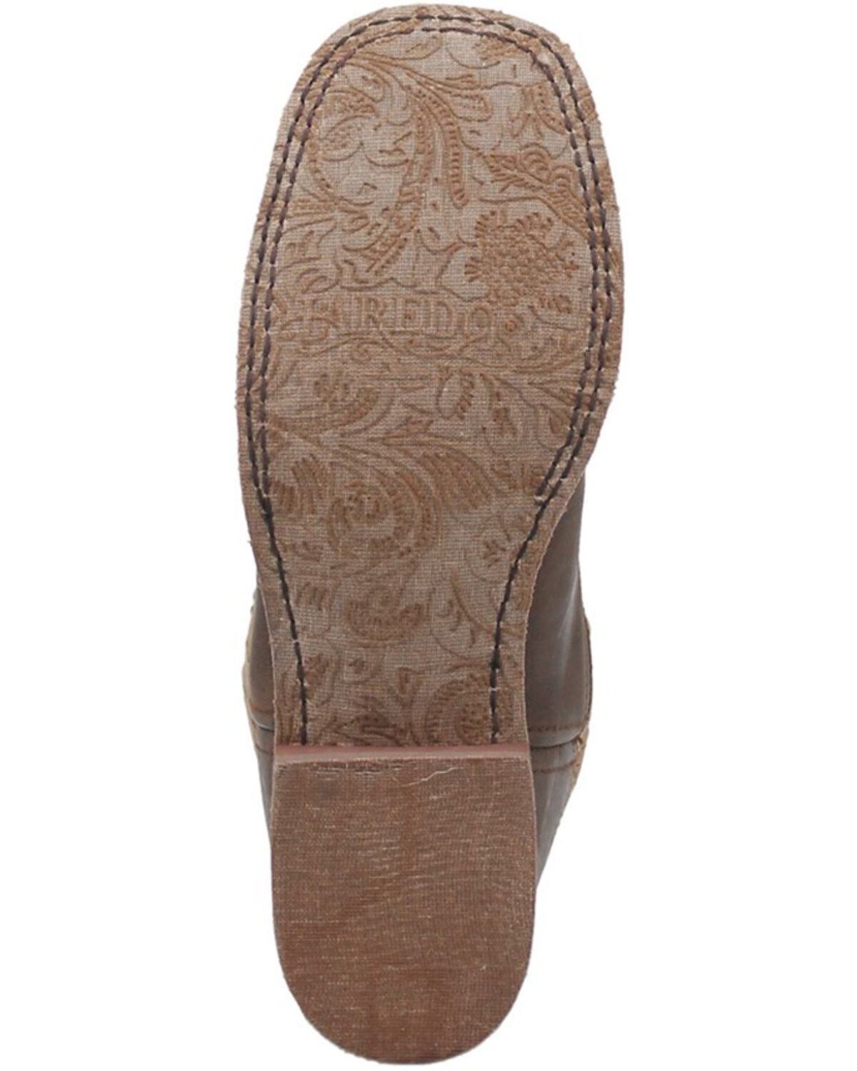 Image #7 - Laredo Women's Caney Western Performance Boots - Broad Square Toe, Honey, hi-res