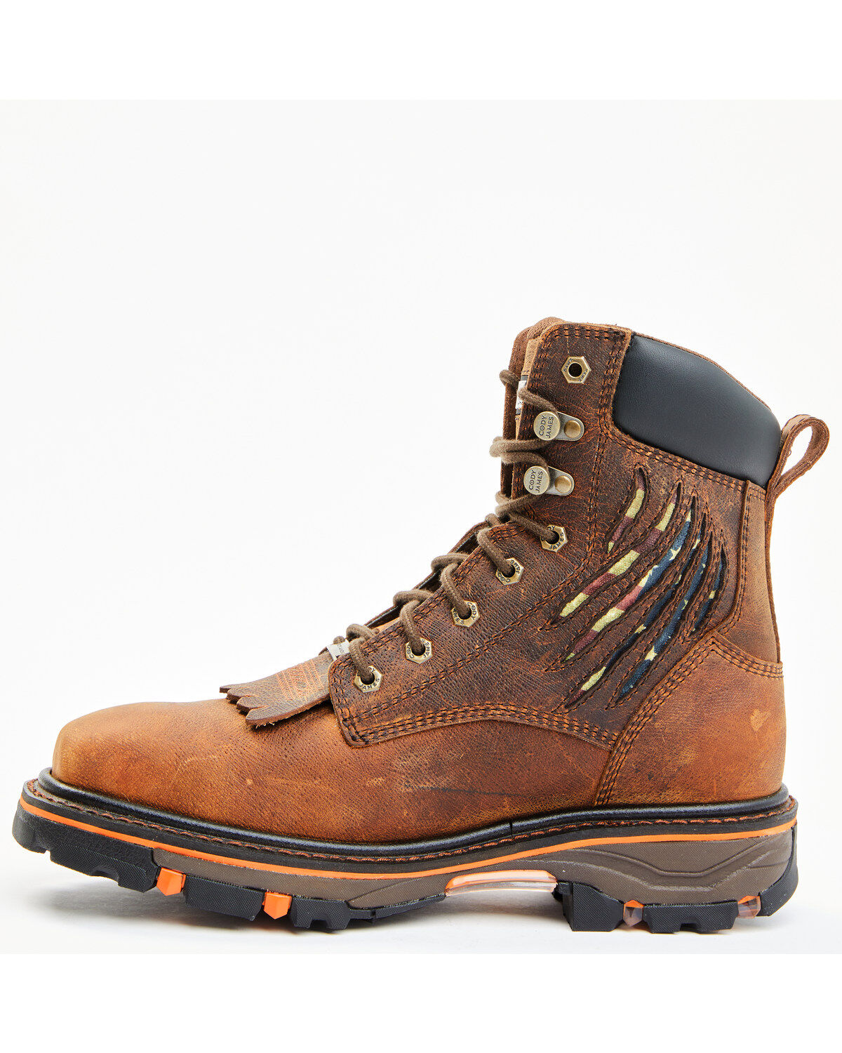 Image #3 - Cody James Men's Decimator Vibram Lace-Up Work Boots - Composite Toe, Brown, hi-res