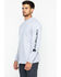 Carhartt Men's Loose Fit Heavyweight Long Sleeve Logo Graphic Work T-Shirt - Big & Tall, Hthr Grey, hi-res