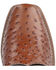 Image #6 - Smoky Mountain Men's Santa Fe Ostrich Print Performance Boots - Square Toe, Cognac, hi-res