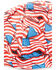 Hawx American Flag Print Welding Work Cap , Blue, hi-res