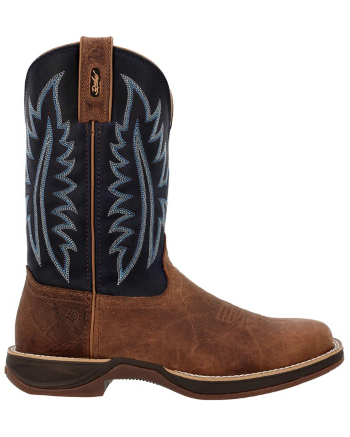 Image #2 - Durango Men's 11" Rebel Pro Performance Western Boots - Broad Square Toe, Blue, hi-res