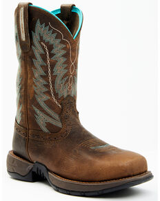 Shyanne Women's Drifting Western Work Boots - Composite Toe, Brown, hi-res
