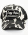 Image #1 - Idyllwind Women's Crazy Heifer Cow Print Baseball Cap, Black, hi-res