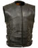 Image #1 - Milwaukee Leather Men's Updated SWAT Style Biker Vest, Black, hi-res