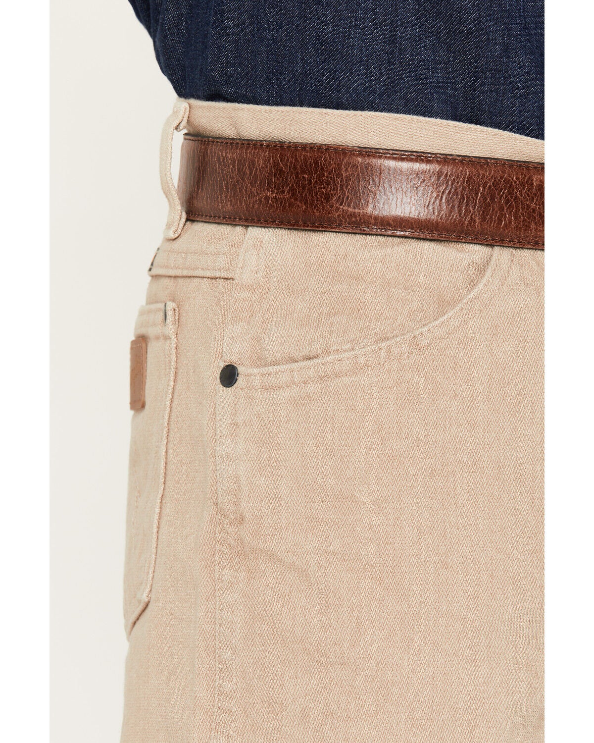 Image #2 - Wrangler Men's Slim Fit 936 Cowboy Cut Jeans, Tan, hi-res