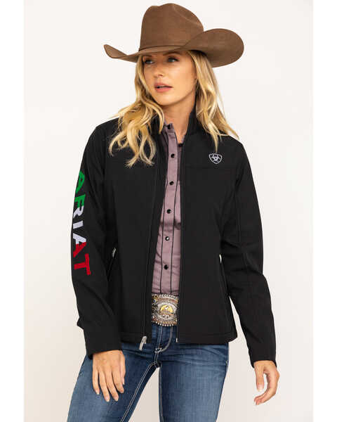 Product Name: Ariat Women's Classic Team Mexico Flag Softshell Jacket
