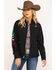 Ariat Women's Classic Team Mexico Flag Softshell Jacket, Black, hi-res