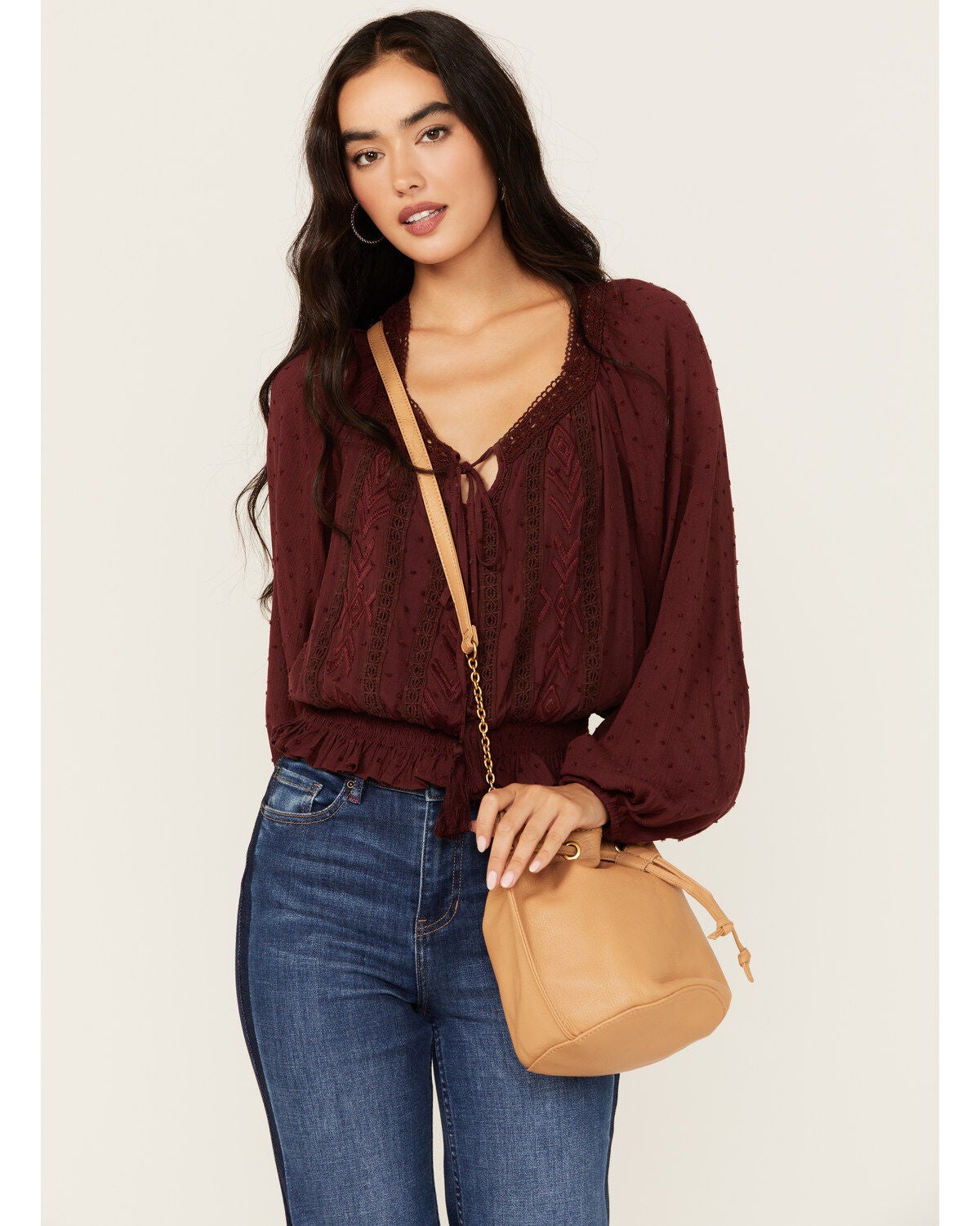 Hobo Women's Pier Bucket Crossbody Bag, Sand, hi-res