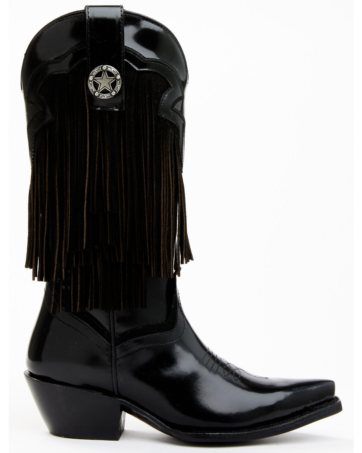 Product Name:  Idyllwind Women's Trooper Fringe Shiny Western Boots - Snip Toe