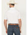 Image #4 - Gibson Men's Solid Short Sleeve Pearl Snap Western Shirt, White, hi-res