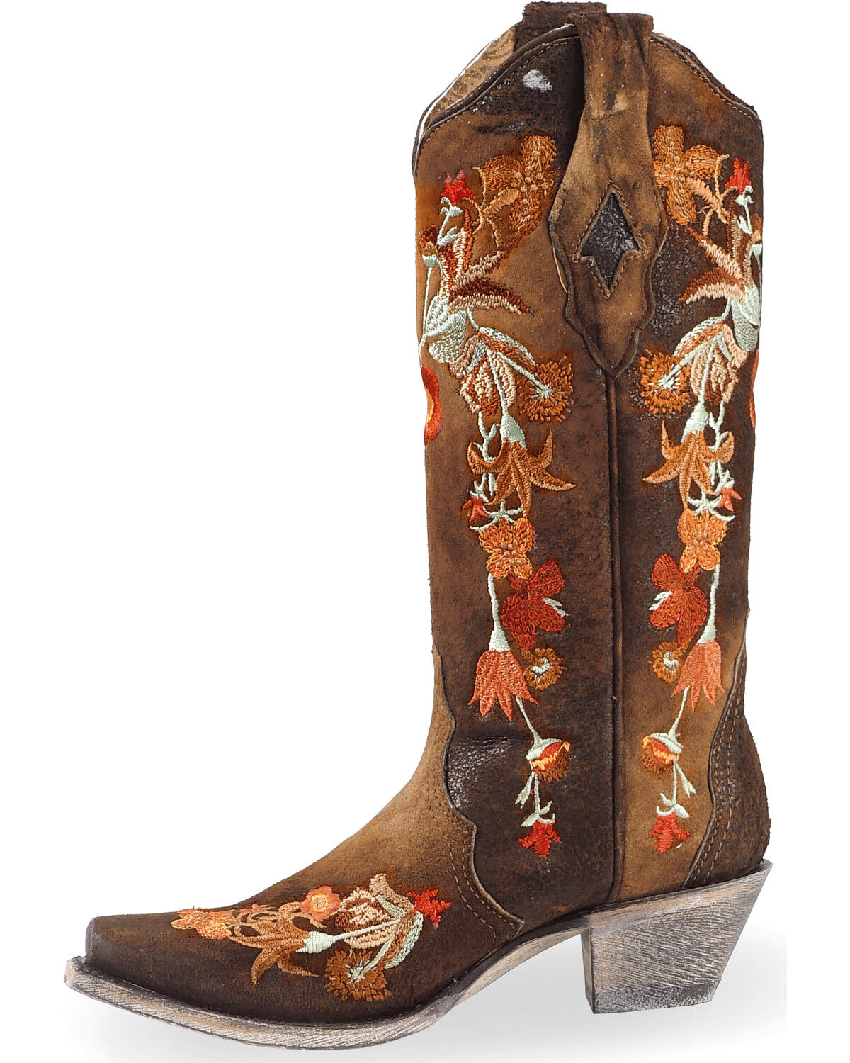 Discount corral tan deer skull and floral embroidery a362 Online