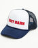 Image #1 - Boot Barn Americana Logo Ball Cap, White, hi-res