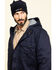 Hawx Men's FR Duck Hooded Work Jacket , Navy, hi-res