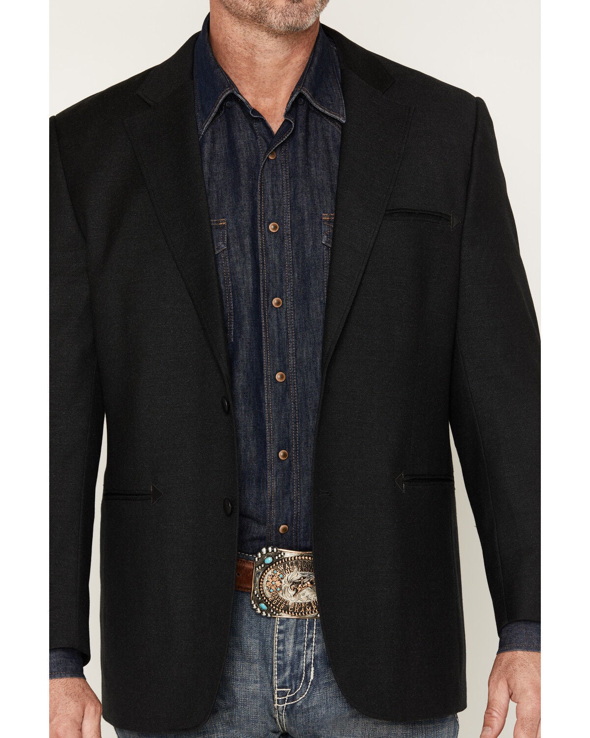 Image #3 - Cody James Men's Carson City Sportcoat, Black, hi-res