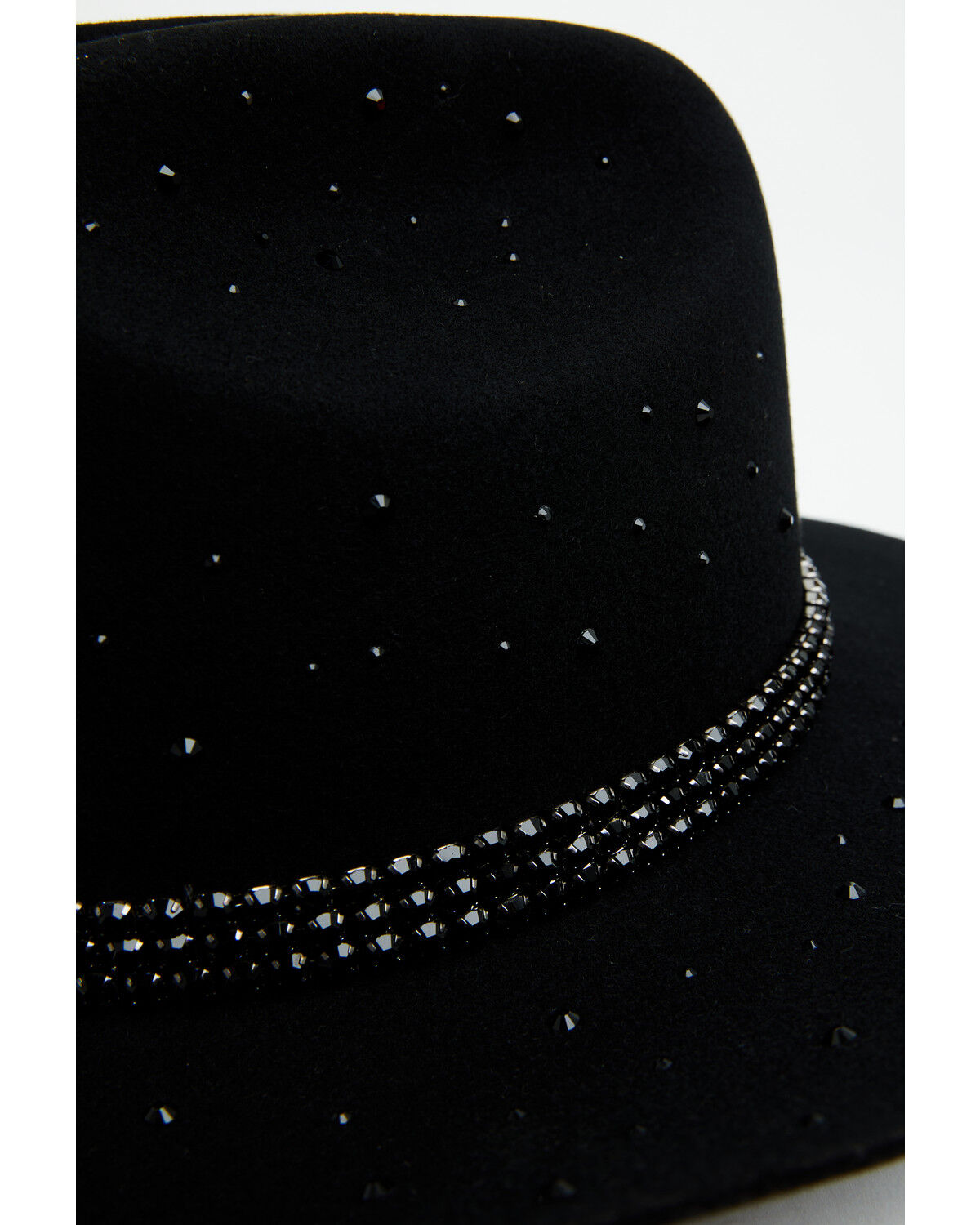 Image #2 - Idyllwind Women's Callywood Rhinestone Felt Cowboy Hat, Black, hi-res